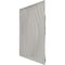 Ekena Millwork 19 5/8in. W x 19 5/8in. H Billow EnduraWall Decorative 3D Wall Panel Covers 2.67 Sq. Ft. WP20X20BWGCG - alternate 6